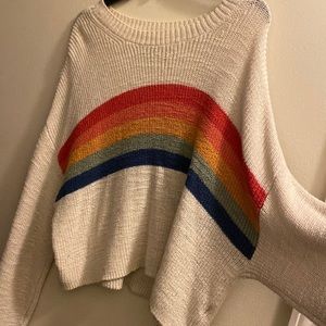 Relaxed Rainbow sweater from American Eagle